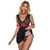 Subblime - 954420 Robe Bondage En Dentelle Noire S/M